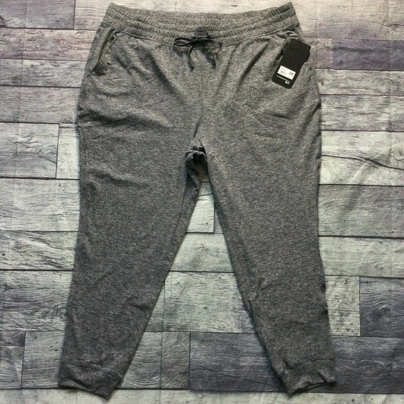 90 Degree by Reflex Womens Pants siz 1X new nwt $52 Gray Soft Lightweight Jogger - Picture 2 of 9
